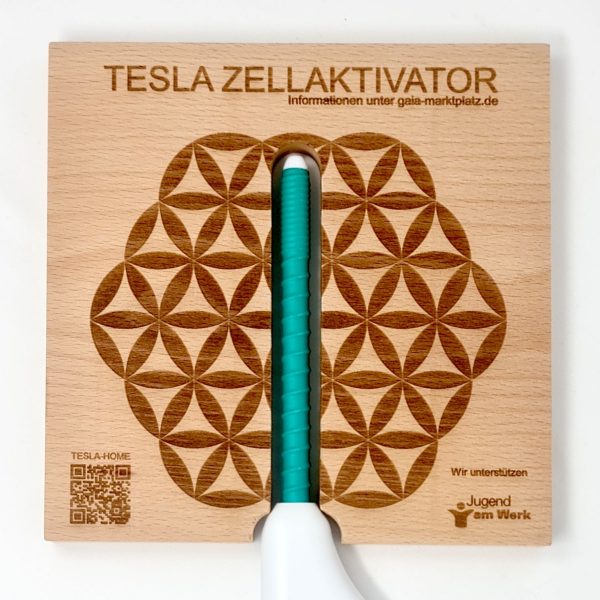 Tesla Experimentierset Celltuner Zellaktivator Untersetzer Wasserzubereitung Stabhandsonde Draufsicht